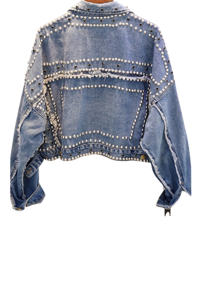 Rock N' Roll Studded Jean Jacket