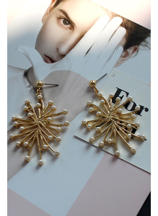 Fireworks Pearl Earrings