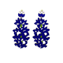 Le Chic Bluebonnet Statement Earrings