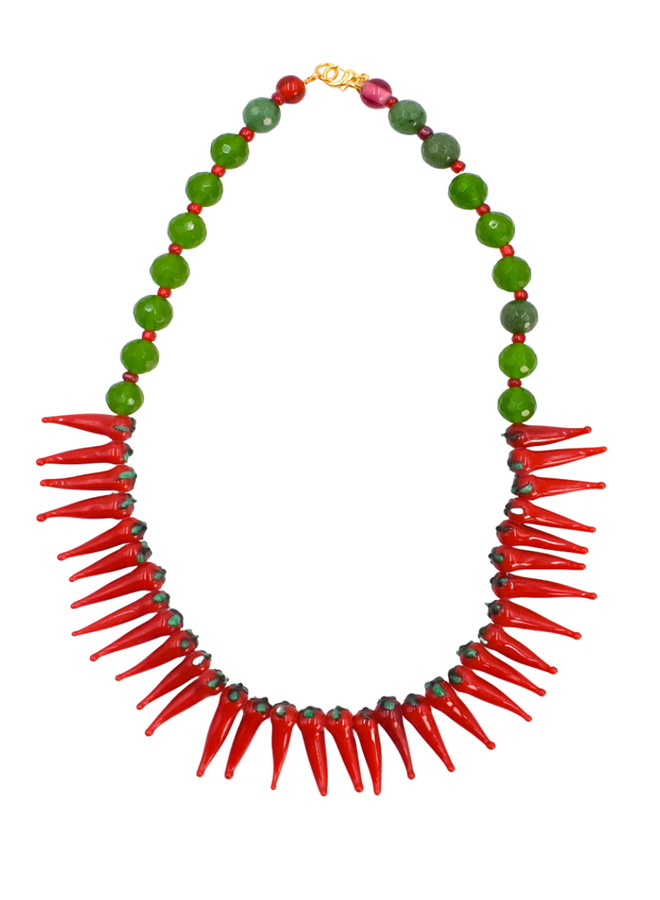 Red Hot Chilis Necklace