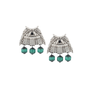 French Kande Turquoise Chateau Earrings