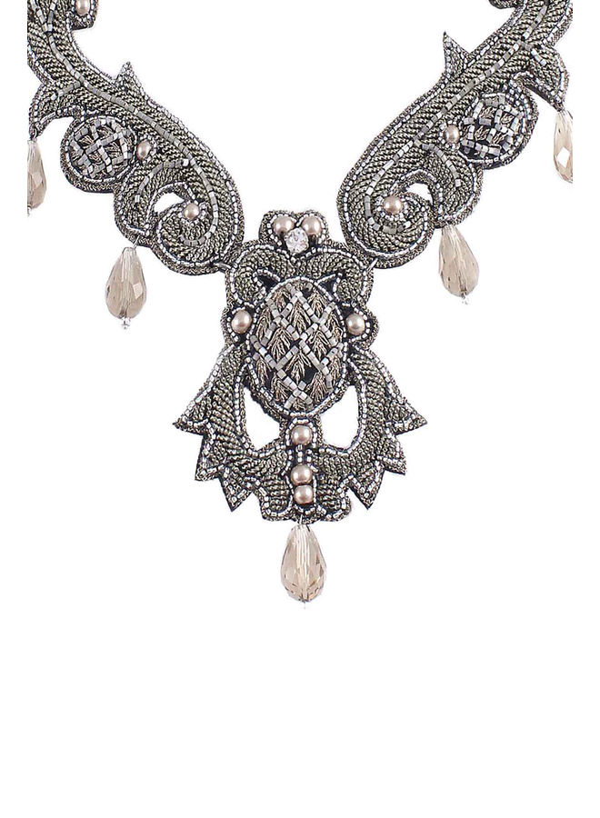 Fantasy Necklace In Taupe