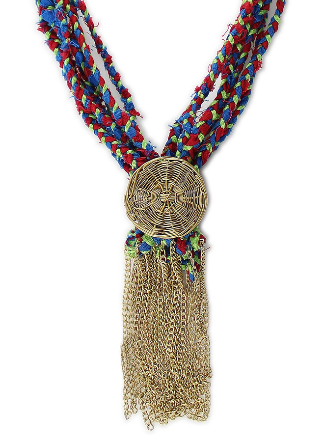 Bohemian Kantha Necklace