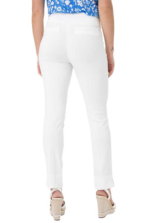 Renuar Cigarette Ankle Pant In Cream
