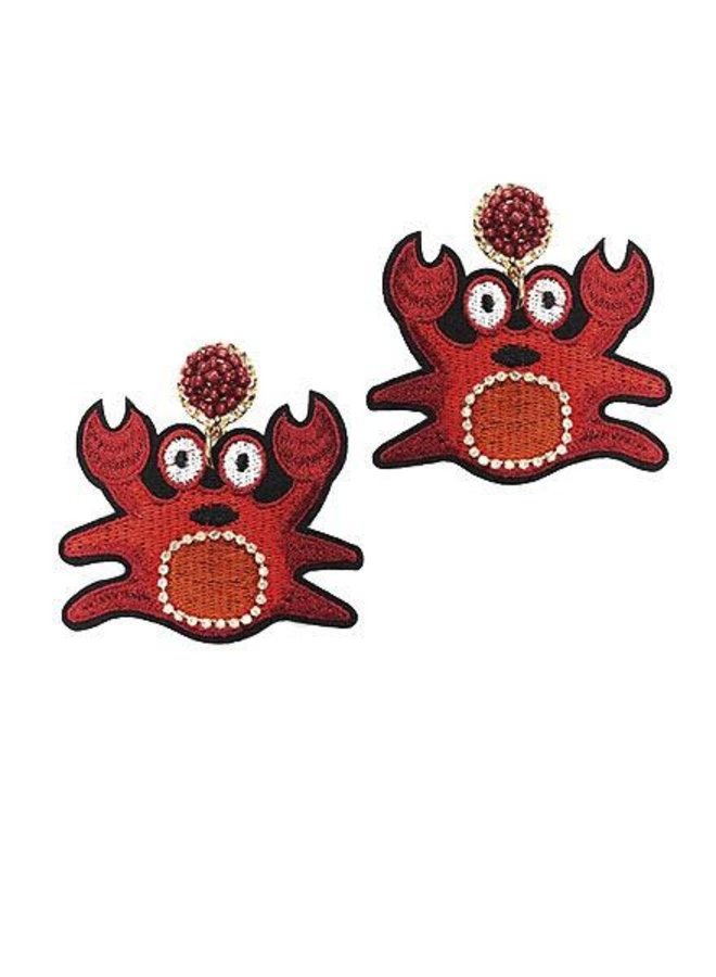 Embroidered Lil’ Crabs