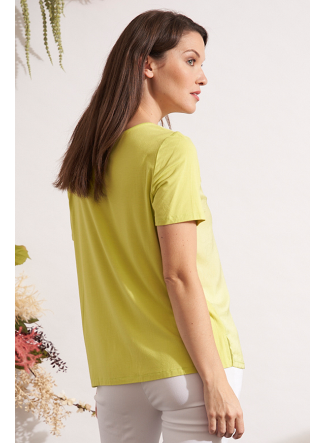 Renuar Silky Tee In Limonade