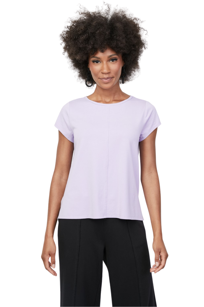 Liv Cap Sleeve Tee In Lilac - SALE - Shady And Katie