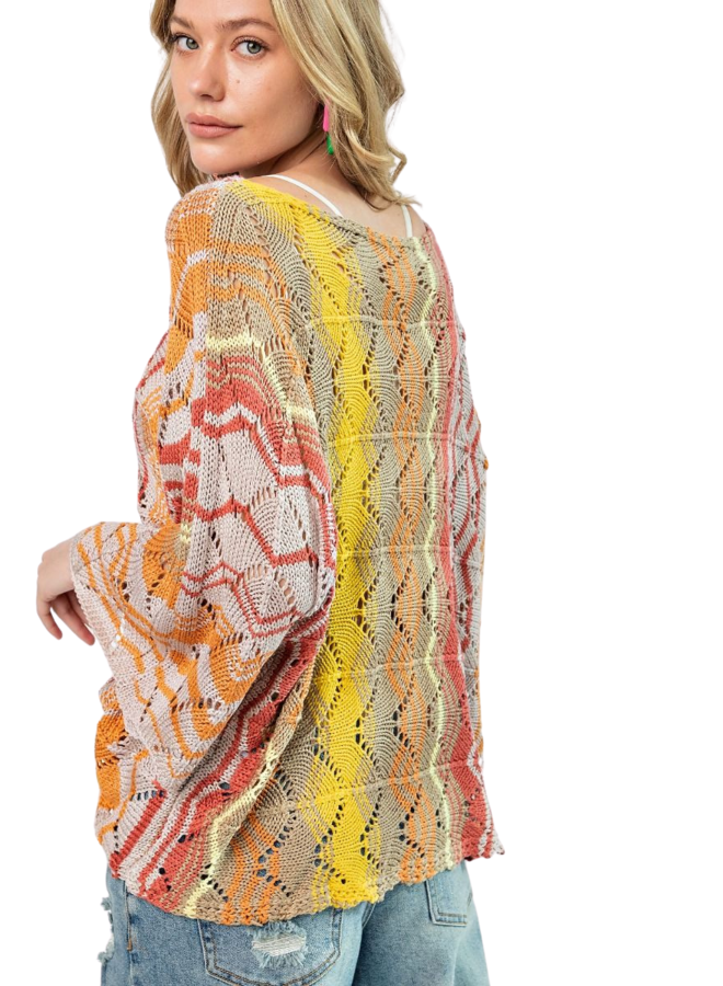 Catherines Poncho Boho Hippie Sweater Fringe Womens One Size Lagenlook  Winter - $31 - From Taneya