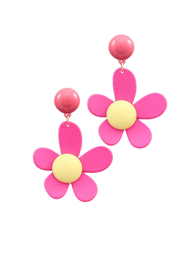 Daisy Jones Earrings In Pink