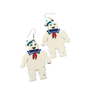 Stay Puff Marshmallow Earrings