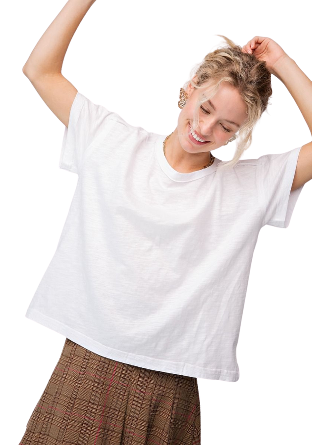 Easy Tee in White