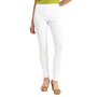 Renuar Long Cigarette Ankle Pant in White
