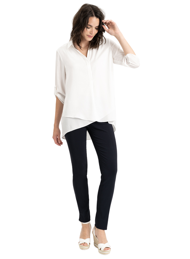 Renuar Soft And Beautiful Blouse In White