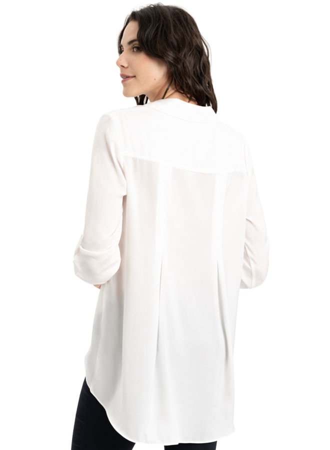 Renuar Soft And Beautiful Blouse In White