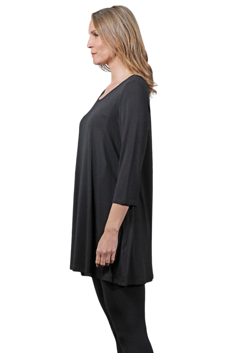 Luxtrada Womens Tunic Tops for Leggings Square Neck Puff Sleeve Shirts  Casual Fall Sweatshirts (Black,S） - Walmart.com