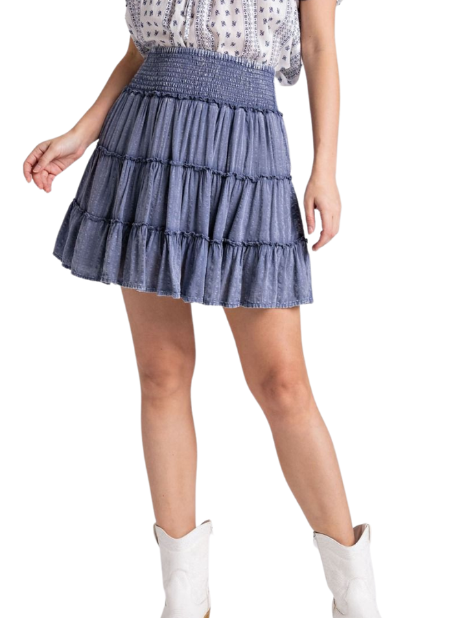Tiered Voile Skirt