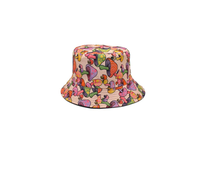 Shady And Katie Cosmic Mushrooms Rainbow Bucket Hat