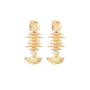 Funky Fish Bone Earrings