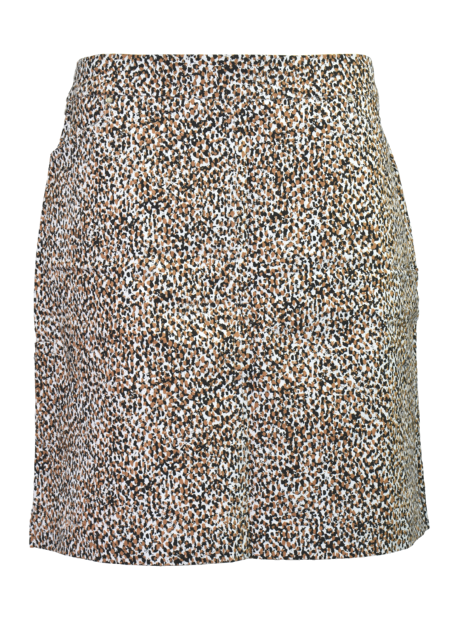 Renuar Skort In Nutmeg Combo