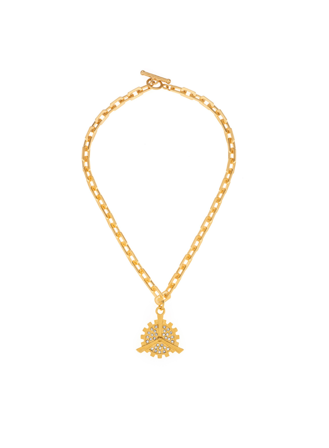 French Kande 24K Gold Clad Honfleur Necklace