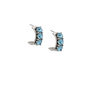 French Kande Hugs Earrings In Aqua