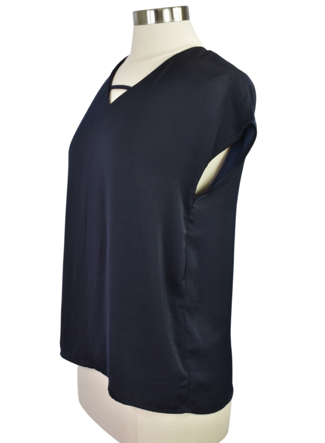 Renuar Soft Double Front Top In New Midnight