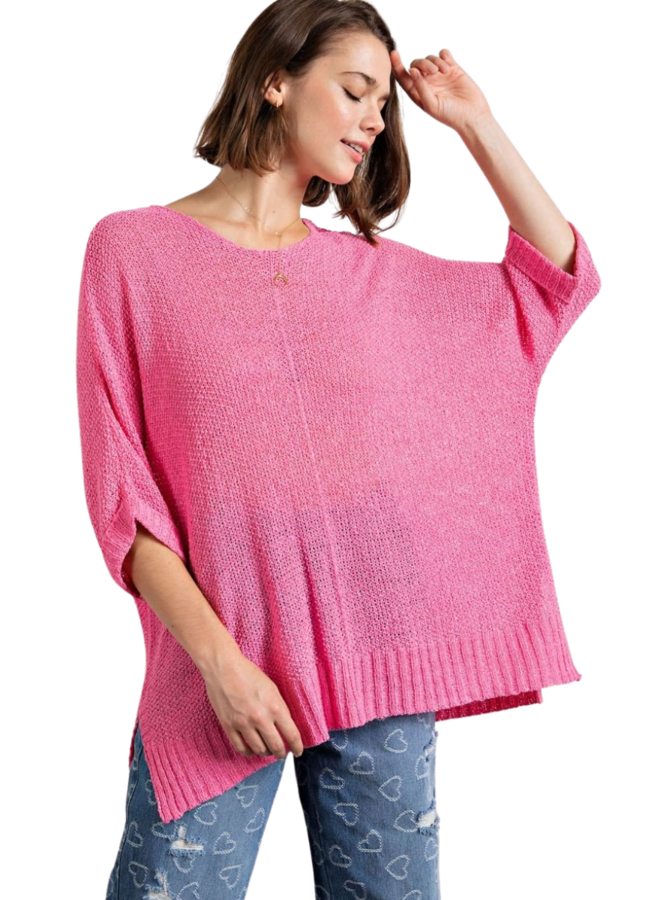 Lightweight Knit Sweater In Cotton Candy SALE Shady And Katie