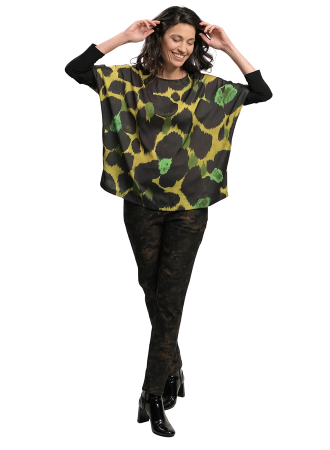 Alembika Olive Martini Top in Emerald