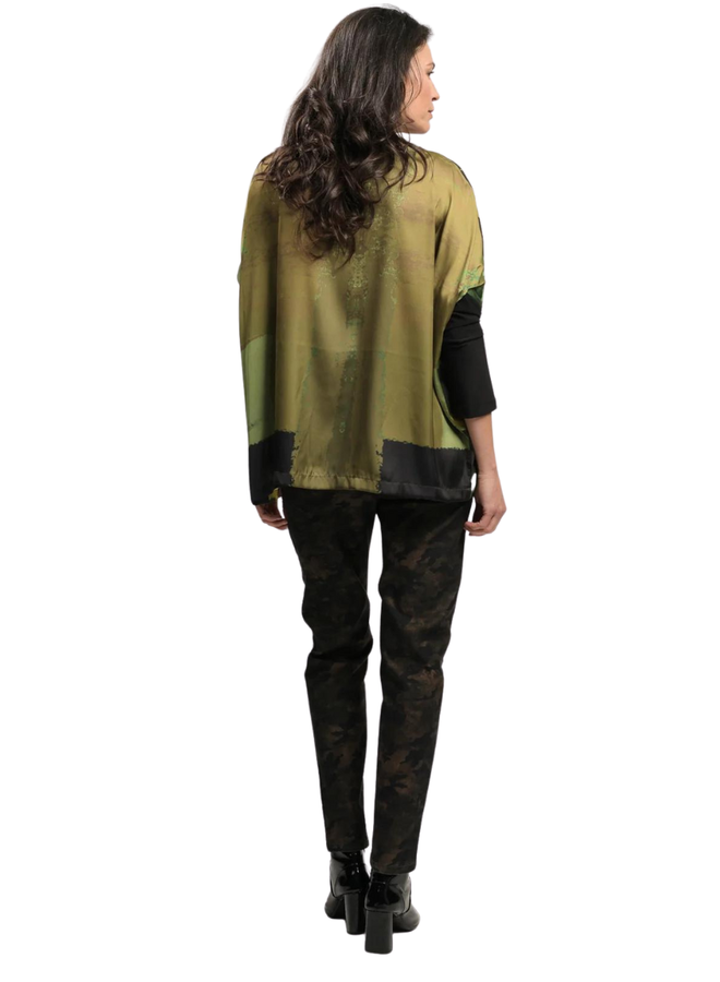 Alembika Olive Martini Top in Emerald