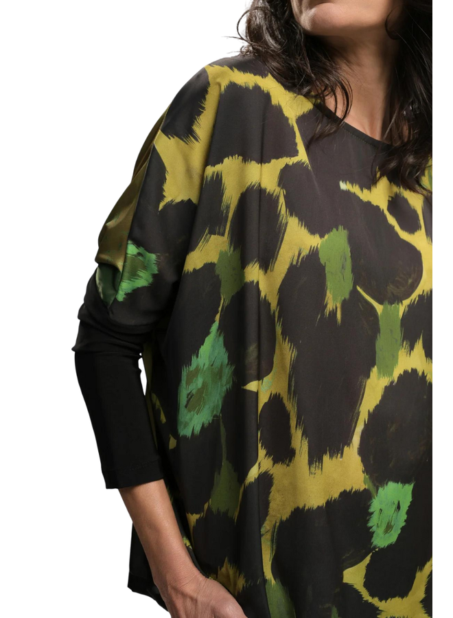 Alembika Olive Martini Top in Emerald