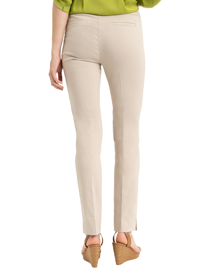 Renuar Extra Long Cigarette Ankle Pant In Sand