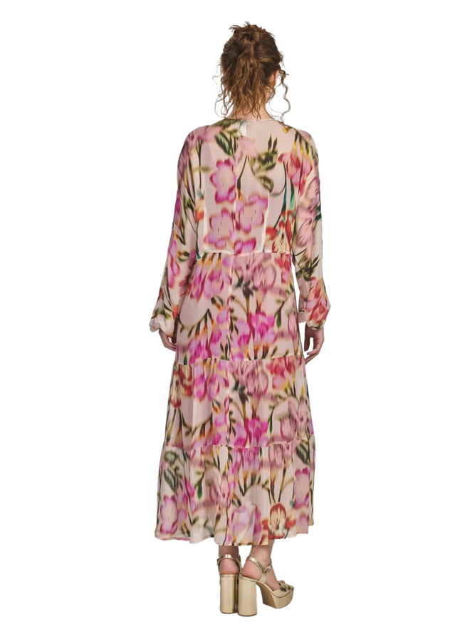 Alembika Azalea Chiffon Maxi Dress Floral