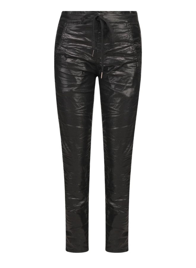 Alembika Iconic Jeans In Black Shimmer