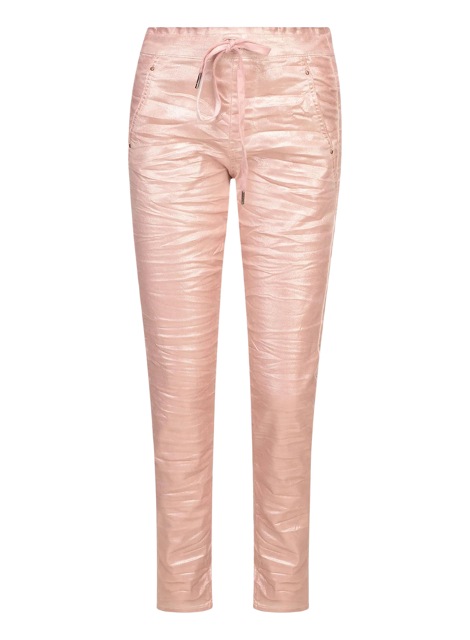 Alembika Iconic Jeans In Pink Shimmer