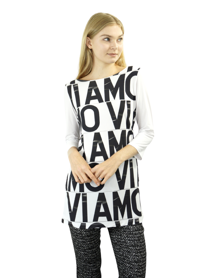 Le Galeriste Patti Tunic In Vi Amo