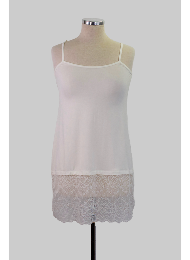 Lace/Slip Extender In Ivory