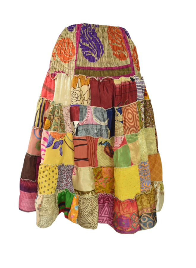 Sari Patchwork Skirt