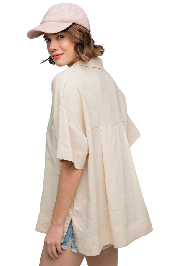 Linen Button Down Shirt