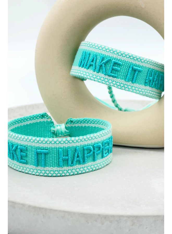 Make It Happen Bracelet In Turquoise
