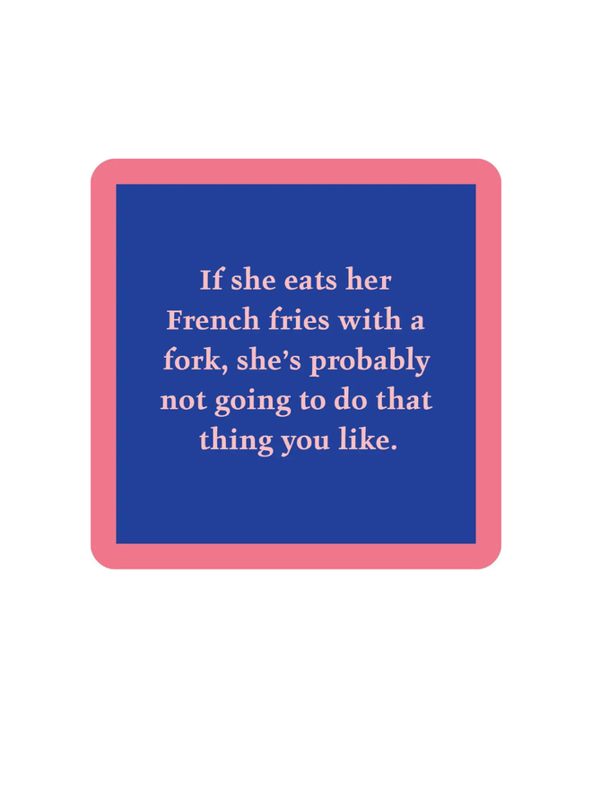 French Fries Coaster