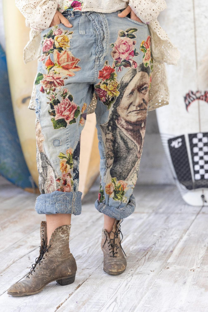 Magnolia Pearl Patchwork Miner Pants - Shady And Katie