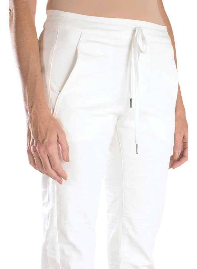 Alembika Snake Iconic Stretch Jeans in White