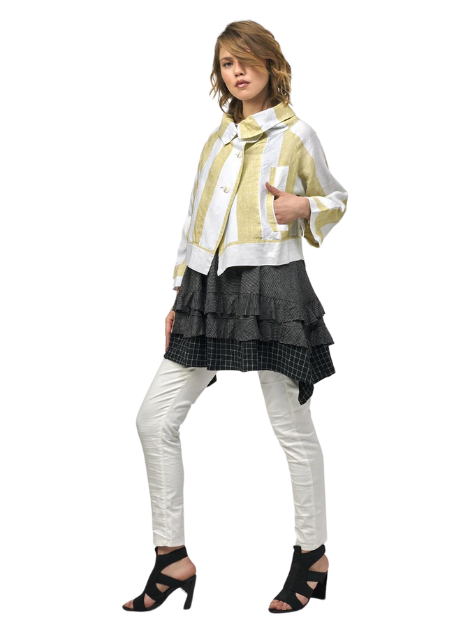 Alembika Snake Iconic Stretch Jeans in White