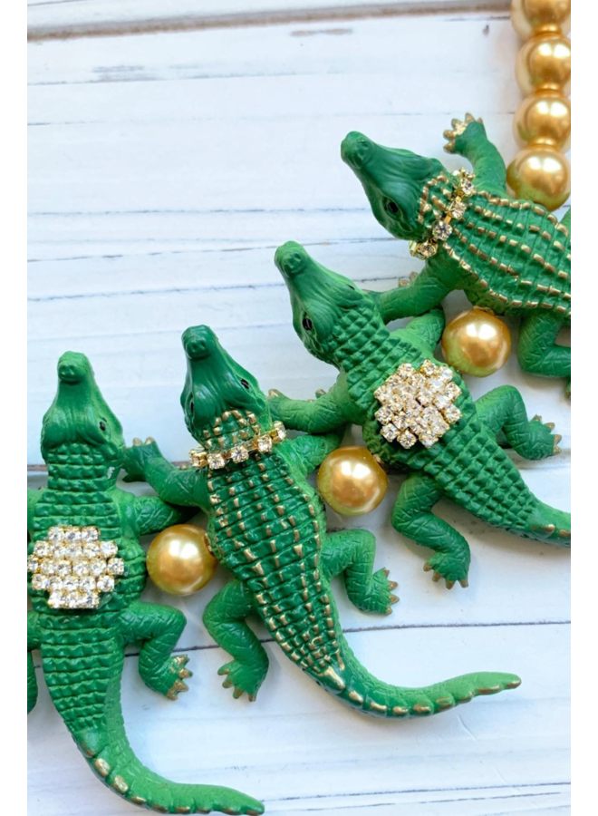Lenora Dame Alligator Necklace