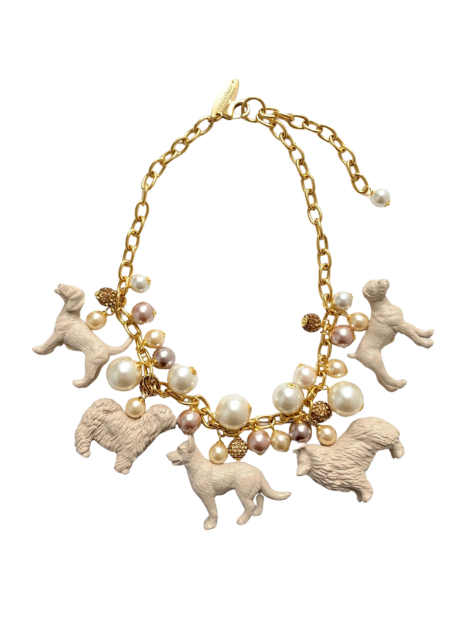 Lenora Dame Pearl Must Love Dogs Necklace