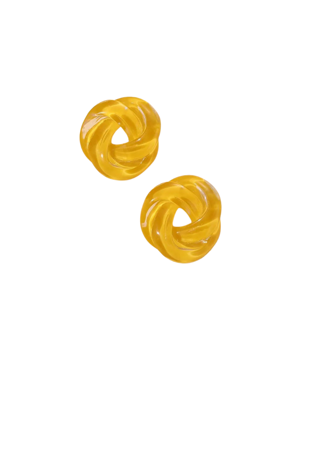 Acrylic Swirl Earrings