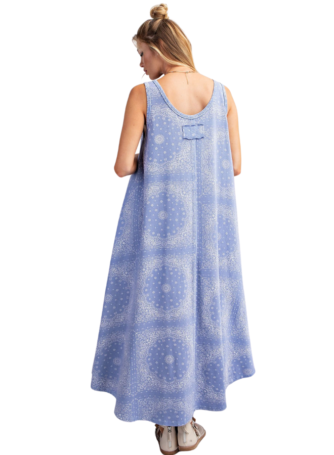 Bandana Maxi In Peri Blue