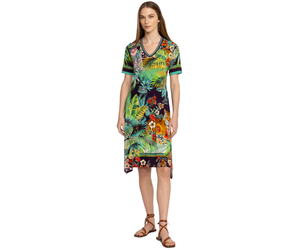 Johnny Was Janie Favorite V-Neck Swing Dress - Shady And Katie