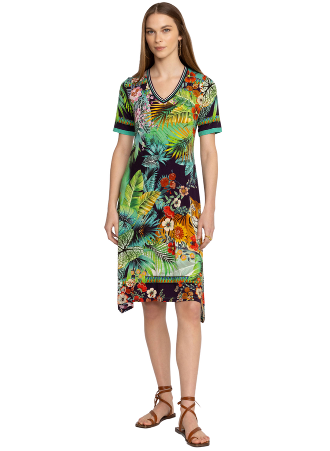 Johnny Was Janie Favorite V-Neck Swing Dress