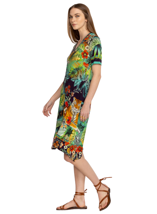 Johnny Was Janie Favorite V-Neck Swing Dress